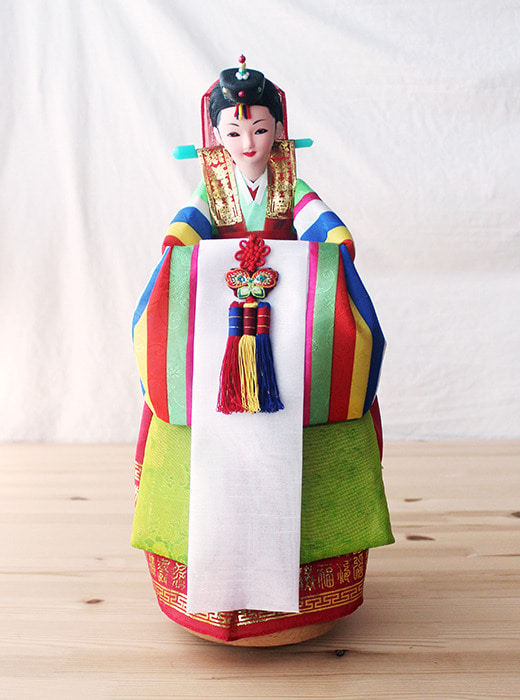 외국손님선물 인사동오르골-한국전통의상 신부