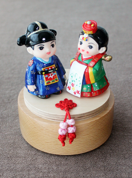 외국손님선물 인사동오르골-한국 전통혼례
